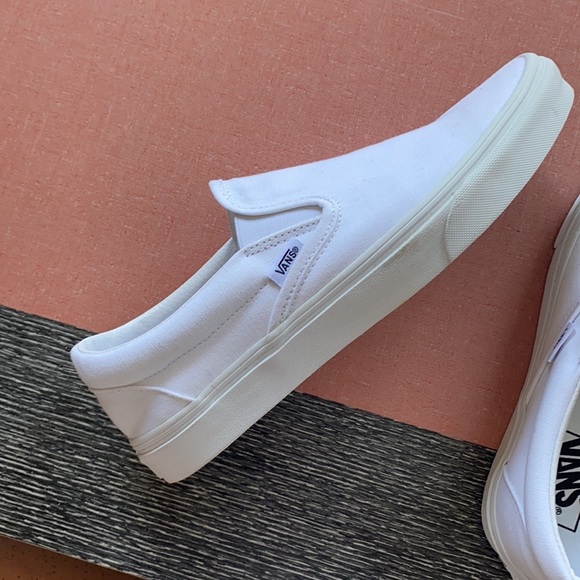 Vans classic all white slip ons - Picture 3 of 3